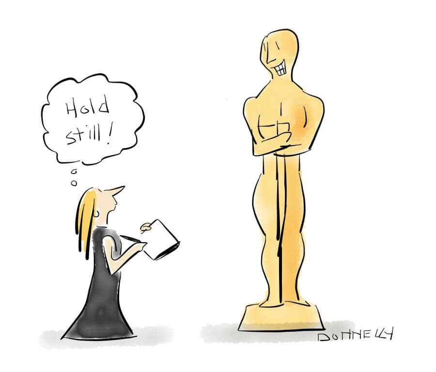Liza Donnelly Draws Oscar