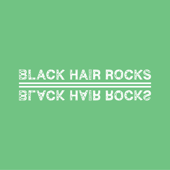 Typography Design for Black Hair 