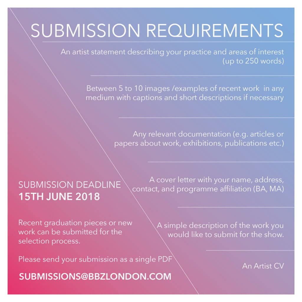 BBZ BLK BK Artist Call Out - Queer womxn, Trans & Non binary People of Black Ancestry