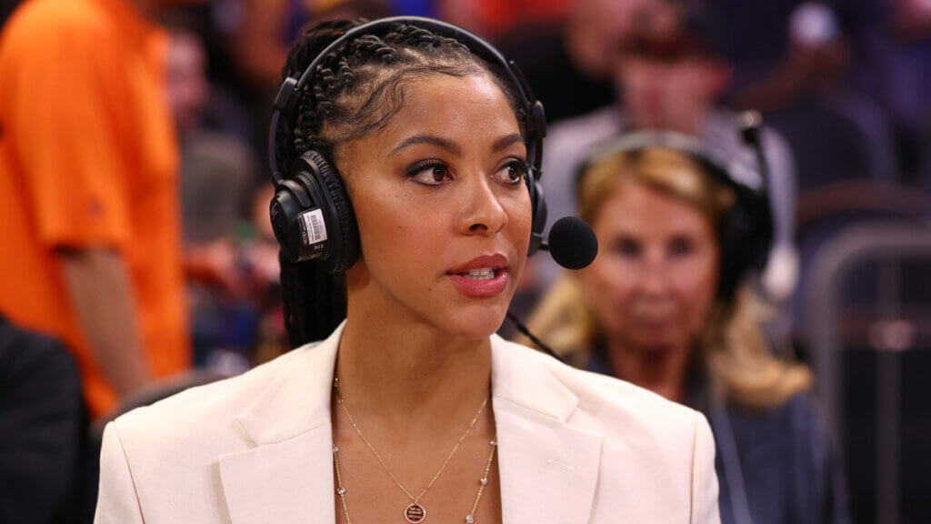 Picture of Candace Parker at the NBA All-star game : Making History in 2023