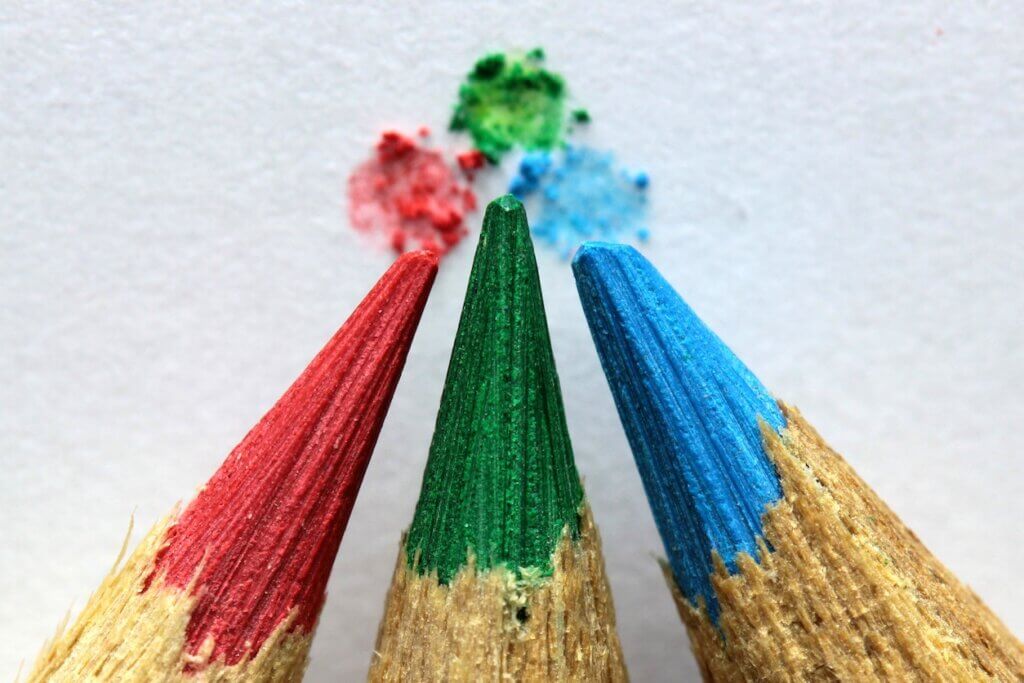 A picture of three colored pencils put closely together - D&AD Awards